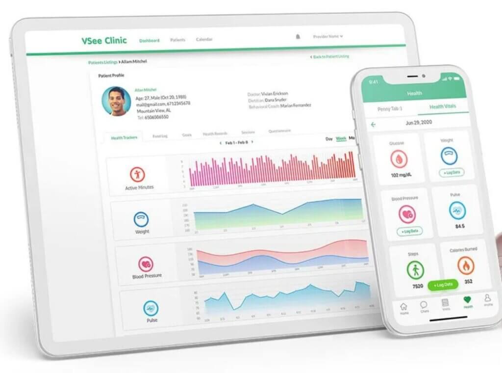 Healthcare Application Layout